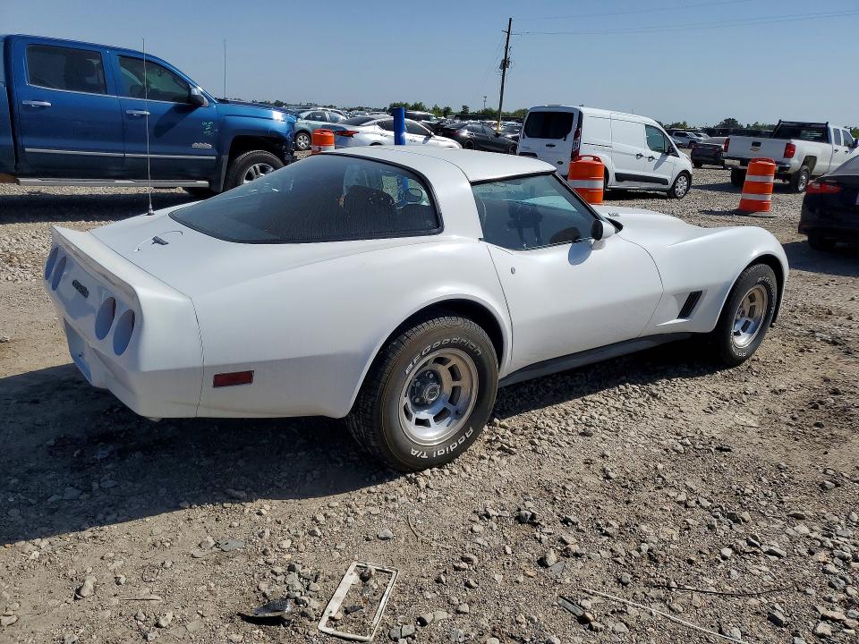 1981 Chevrolet Corvette მანქანა იყიდება აუქციონზე, vin: 1G1AY8761BS405158, აუქციონის ნომერი: 61999836
