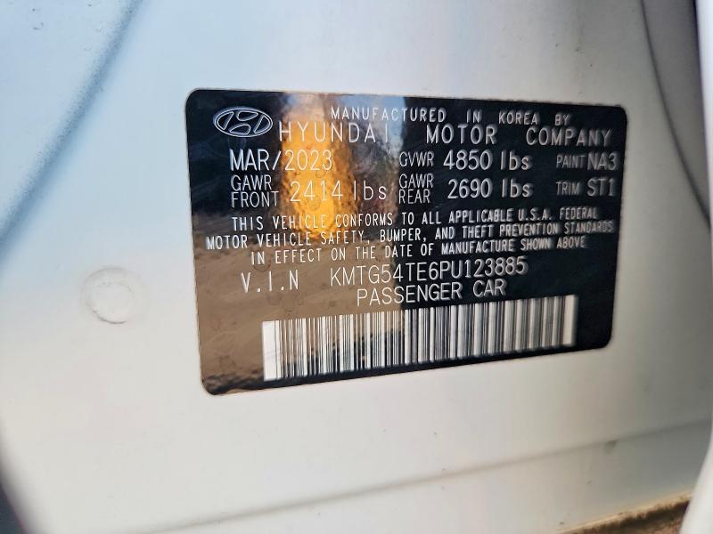 61980256 :رقم المزاد ، KMTG54TE6PU123885 vin ، 2023 Genesis G70 مزاد بيع