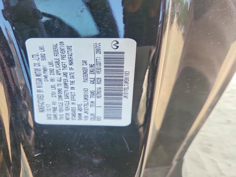 Продаж на аукціоні авто 2018 Infiniti Q60, vin: JN1EV7EL7JM391163, номер лоту: 61215596