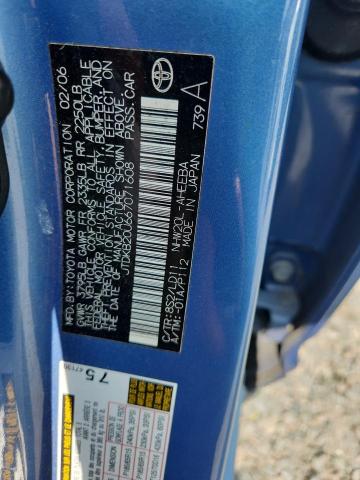 Продажа на аукционе авто 2006 Toyota Prius, vin: JTDKB20U667071608, номер лота: 60123636