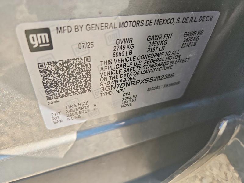 Продажа на аукционе авто 2025 Chevrolet Equinox, vin: 3GN7DNRPXSS252356, номер лота: 63123316