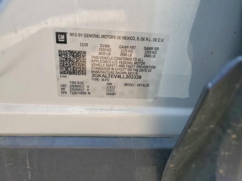 Продажа на аукционе авто 2020 Gmc Terrain, vin: 3GKALTEV4LL203339, номер лота: 59201616
