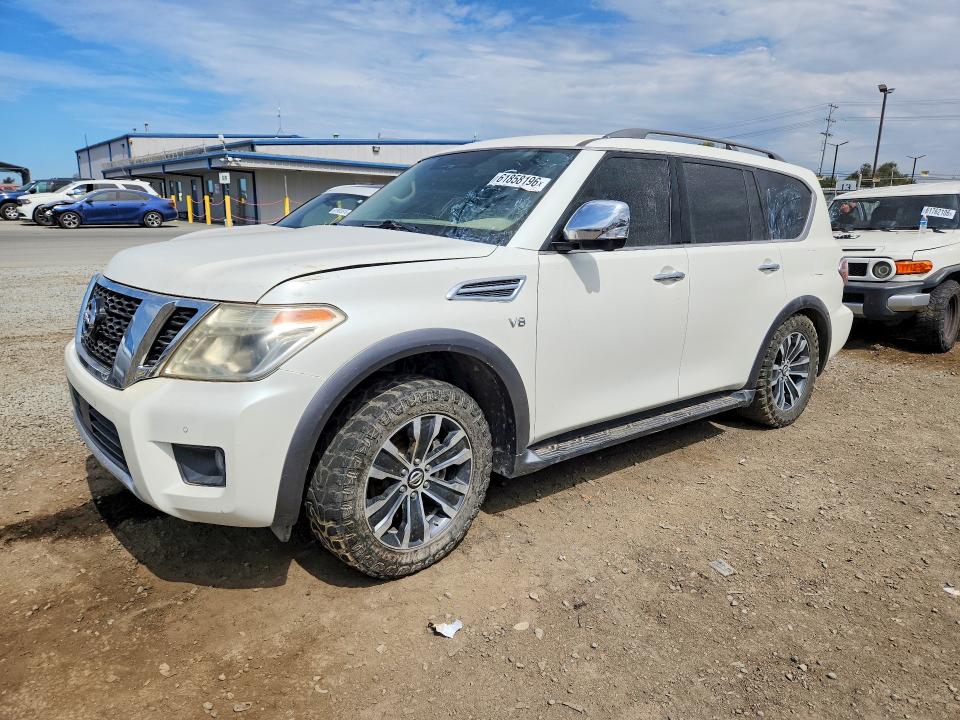 61858196 :رقم المزاد ، JN8AY2NDXJ9051320 vin ، 2018 Nissan Armada مزاد بيع