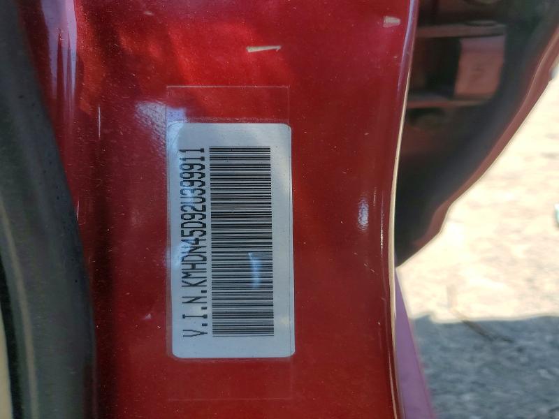 2002 Hyundai Elantra მანქანა იყიდება აუქციონზე, vin: KMHDN45D92U399911, აუქციონის ნომერი: 62215236