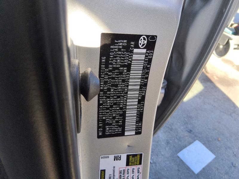 Aukcja sprzedaży 2021 Toyota Corolla, vin: 5YFHPMAE1MP152963, numer aukcji: 60707406