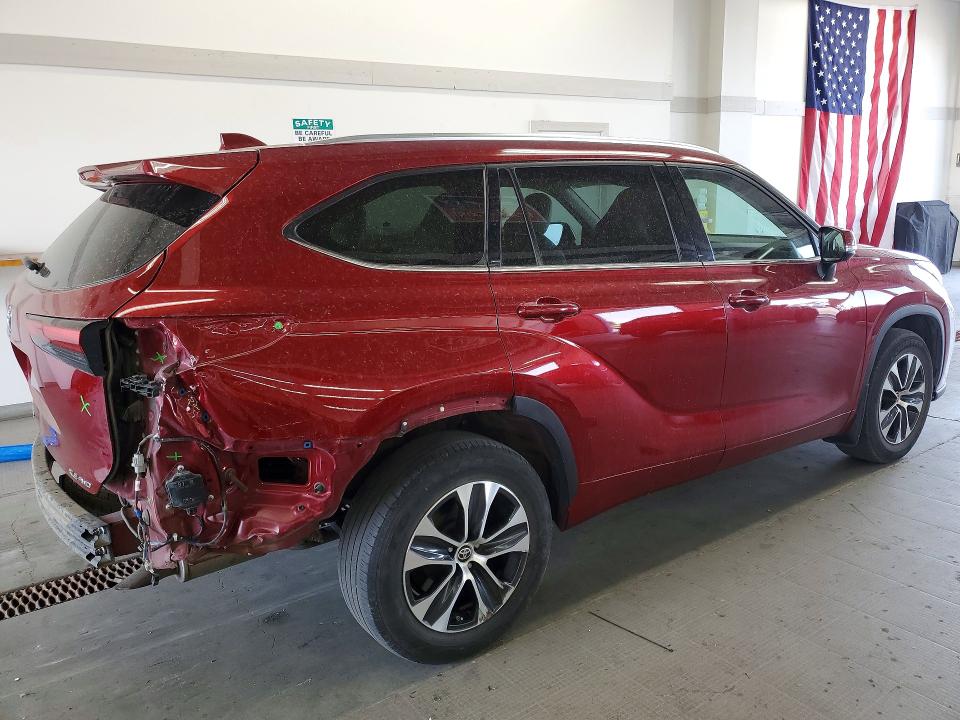 2020 Toyota Highlander მანქანა იყიდება აუქციონზე, vin: 5TDHZRBH0LS039706, აუქციონის ნომერი: 61716036