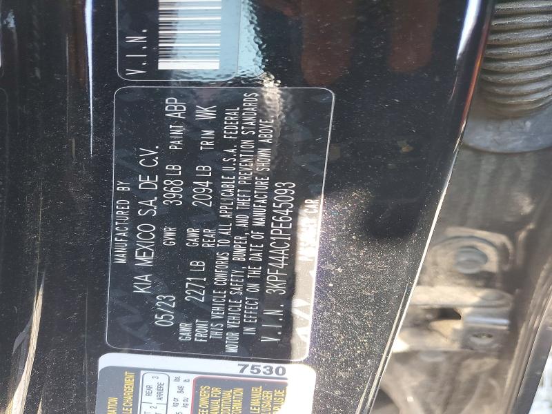 Продажа на аукционе авто 2023 Kia Forte, vin: 3KPF44AC1PE645093, номер лота: 60475716