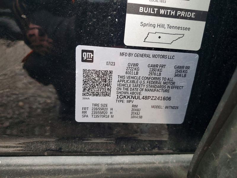 Продаж на аукціоні авто 2023 Gmc Acadia, vin: 1GKKNUL48PZ241606, номер лоту: 62896026