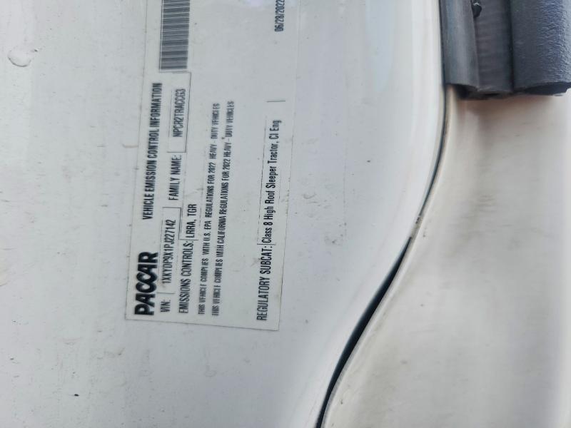 60483056 :رقم المزاد ، 1XKYDP9X1PJ227142 vin ، 2023 Kenworth Kenworth مزاد بيع