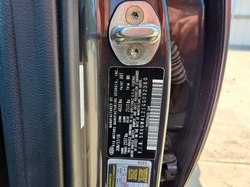 Aukcja sprzedaży 2016 Kia Optima, vin: 5XXGW4L21GG092360, numer aukcji: 62024166