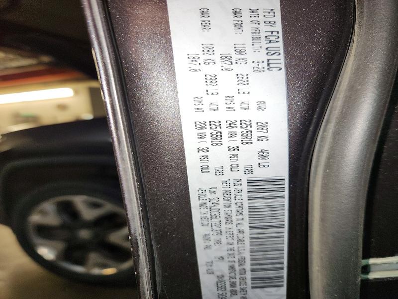 Продажа на аукционе авто 2020 Jeep Compass, vin: 3C4NJDCB5LT221379, номер лота: 61411206