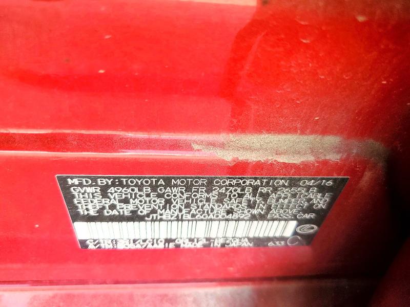63028706 :رقم المزاد ، JTHBZ1BL6GA004892 vin ، 2016 Lexus Gs 350 مزاد بيع