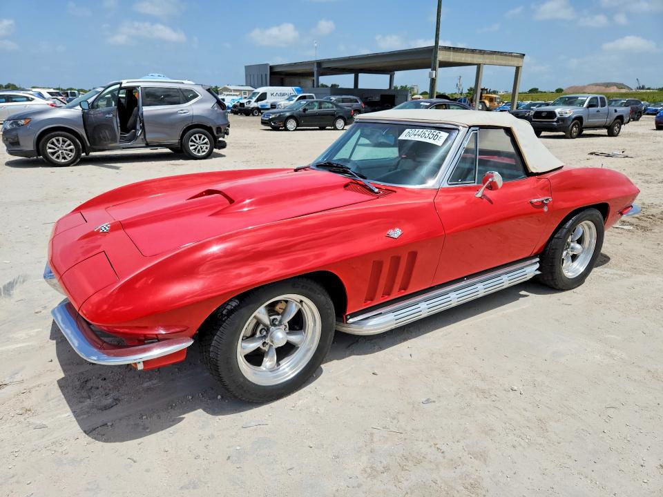1965 Chevrolet Corvette მანქანა იყიდება აუქციონზე, vin: 194675S122966, აუქციონის ნომერი: 60446356