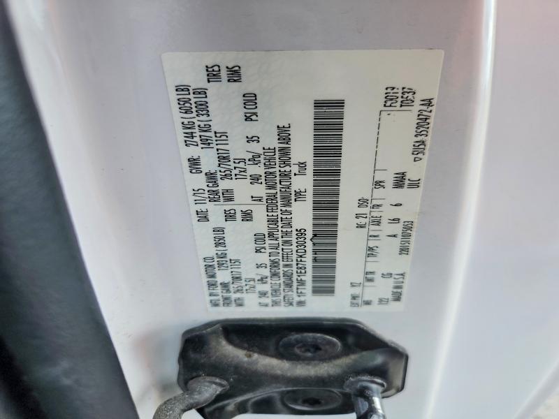 Продаж на аукціоні авто 2015 Ford F150, vin: 1FTMF1E87FKD30395, номер лоту: 61211706