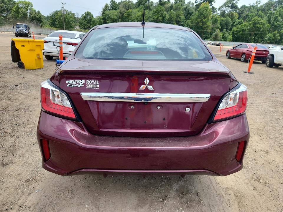 2022 Mitsubishi Mirage მანქანა იყიდება აუქციონზე, vin: ML32FUFJ7NHF04106, აუქციონის ნომერი: 61482616