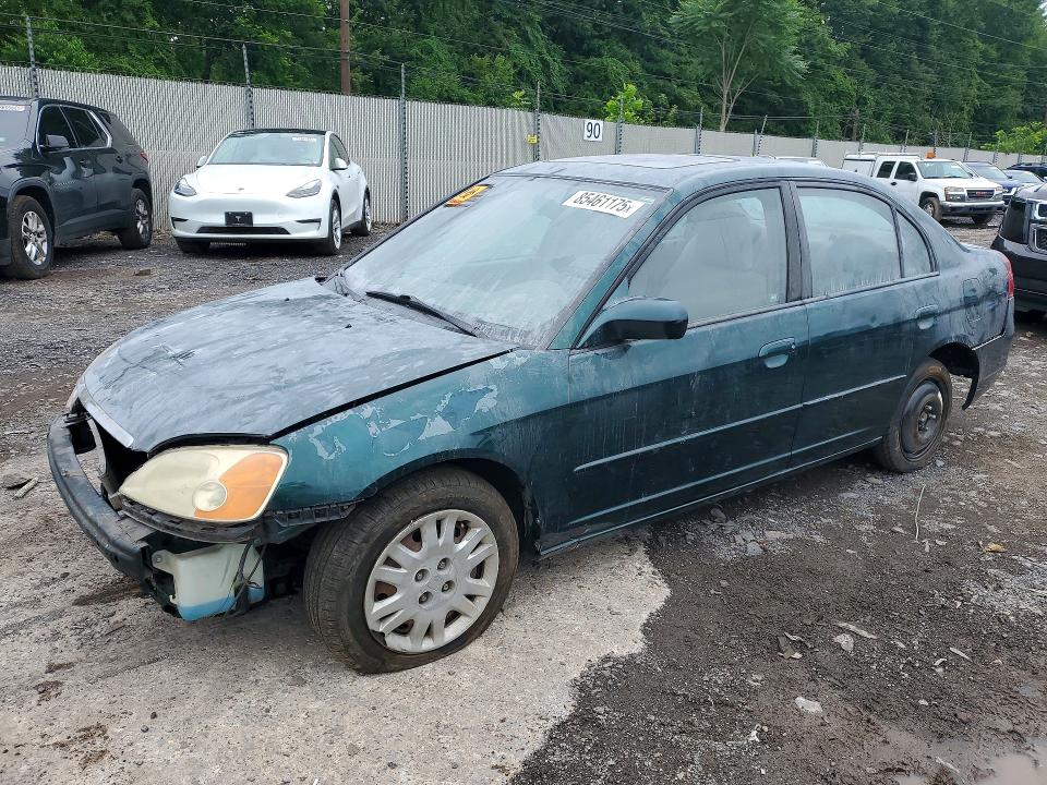 Продаж на аукціоні авто 2001 Honda Civic Ex, vin: 2HGES267X1H512637, номер лоту: 85461175