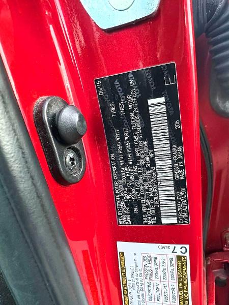62881876 :رقم المزاد ، JTEBU5JRXF5265653 vin ، 2015 Toyota 4runner مزاد بيع