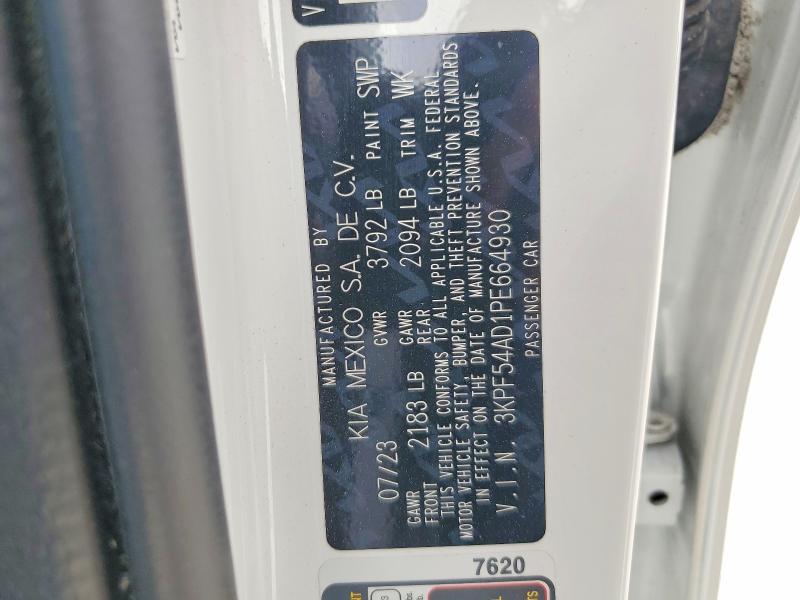 Продажа на аукционе авто 2023 Kia Forte, vin: 3KPF54AD1PE664930, номер лота: 60090986