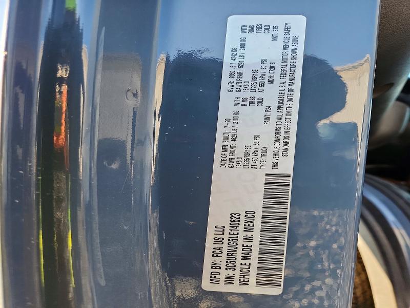 Aukcja sprzedaży 2020 Ram Promaster 3500, vin: 3C6URVJG6LE140623, numer aukcji: 62470336