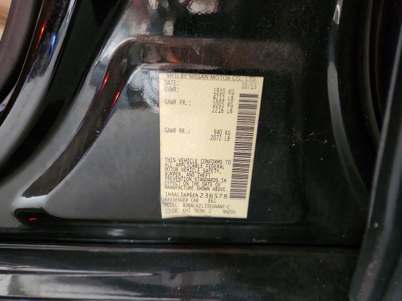 2014 Nissan Altima მანქანა იყიდება აუქციონზე, vin: 1N4AL3AP6EN236578, აუქციონის ნომერი: 63047576