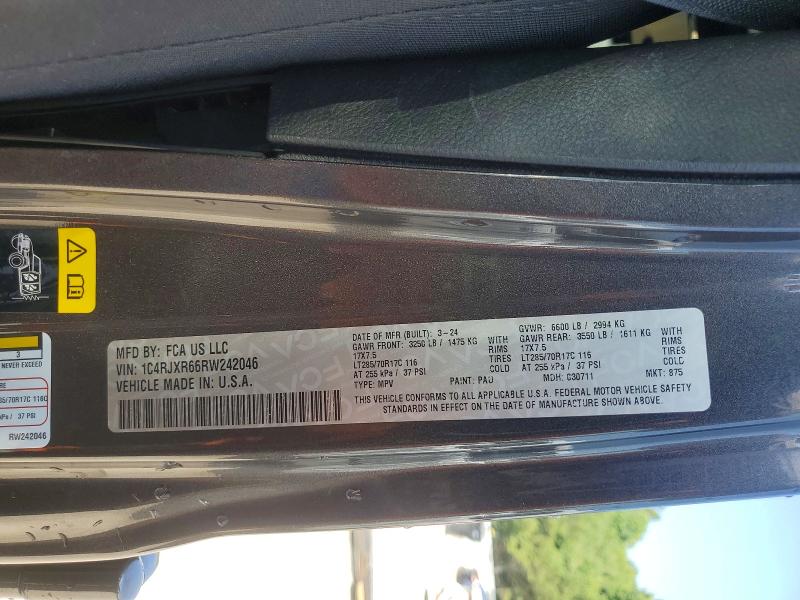Продажа на аукционе авто 2024 Jeep Wrangler, vin: 1C4RJXR66RW242046, номер лота: 63333316