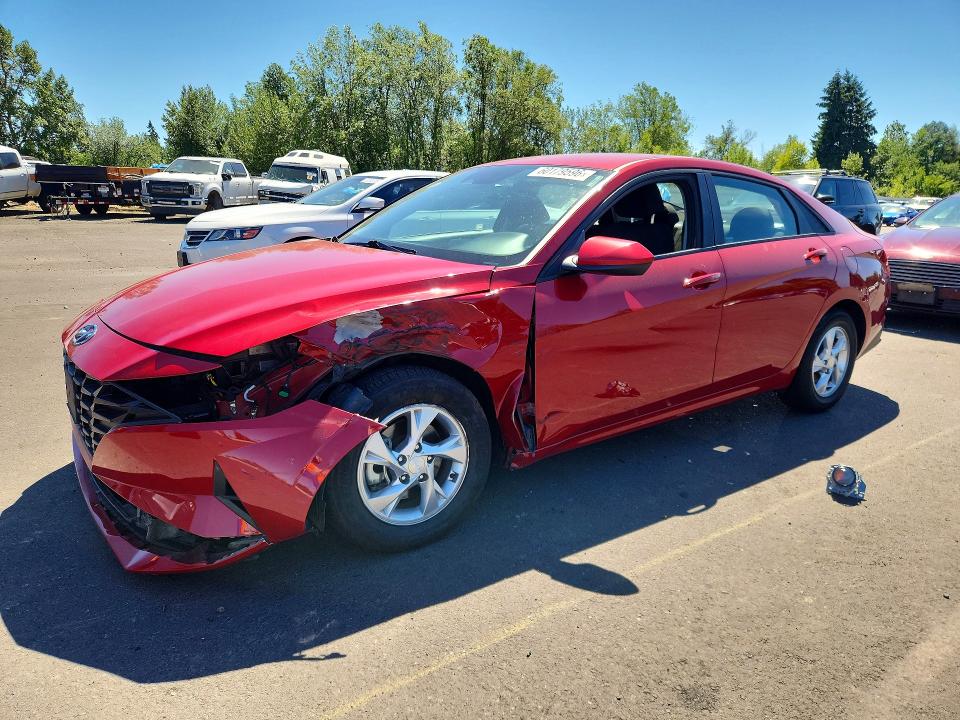 60179596 :رقم المزاد ، KMHLL4AG9MU124317 vin ، 2021 Hyundai Elantra مزاد بيع