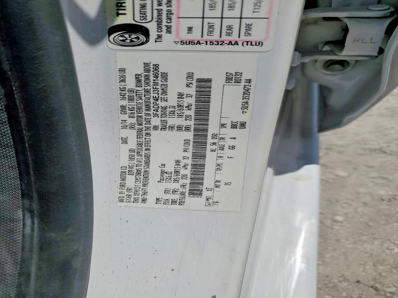 Aukcja sprzedaży 2015 Ford Fiesta, vin: 3FADP4EJ3FM146068, numer aukcji: 60835076