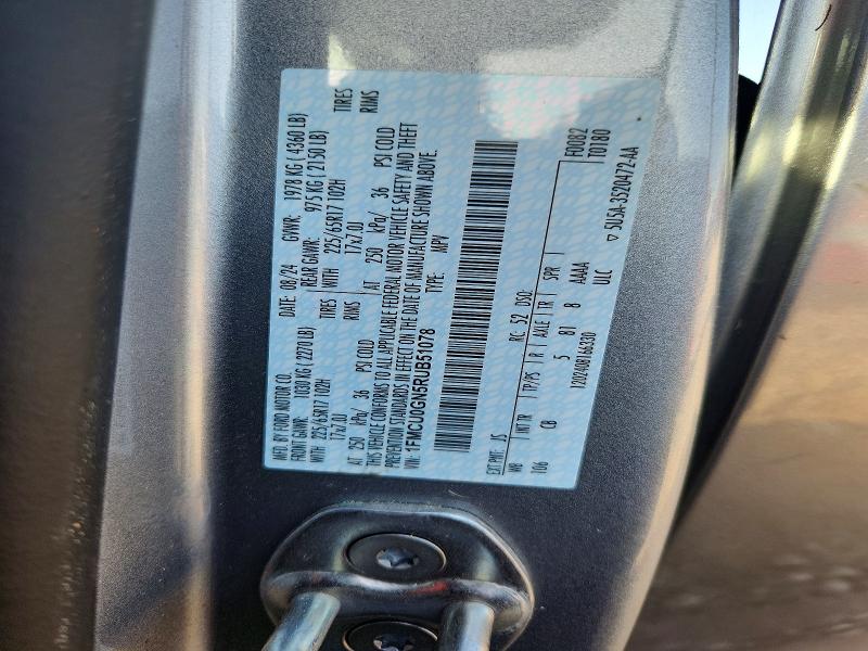 Продажа на аукционе авто 2024 Ford Escape, vin: 1FMCU0GN5RUB51078, номер лота: 62992846