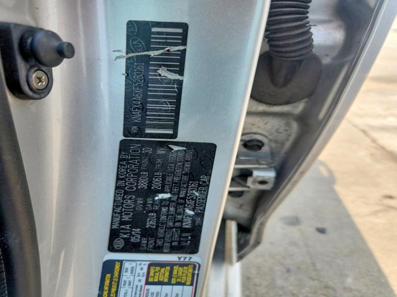 59250586 :رقم المزاد ، KNAFX4A6XF5283161 vin ، 2015 Kia Forte مزاد بيع