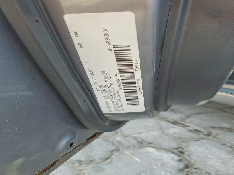 60398296 :رقم المزاد ، 4S3BL856084225258 vin ، 2008 Subaru Legacy مزاد بيع