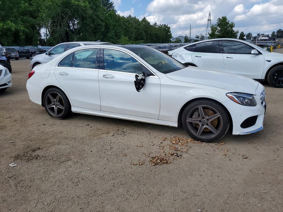 2017 Mercedes-benz C მანქანა იყიდება აუქციონზე, vin: 55SWF4KB3HU212319, აუქციონის ნომერი: 60118986