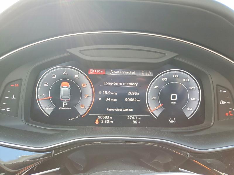 62498616 :رقم المزاد ، WA1FVAF18KD040480 vin ، 2019 Audi Q8 مزاد بيع