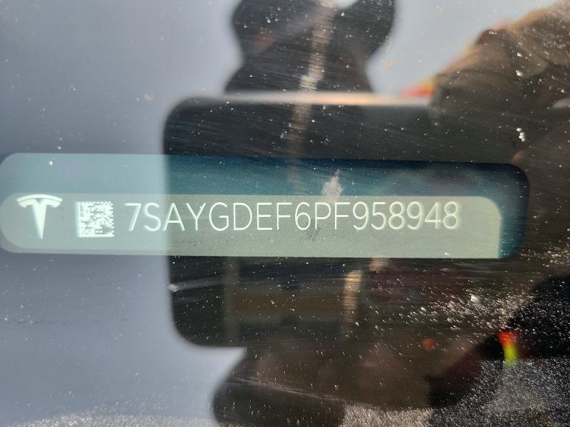 Aukcja sprzedaży 2023 Tesla Model Y, vin: 7SAYGDEF6PF958948, numer aukcji: 60973486