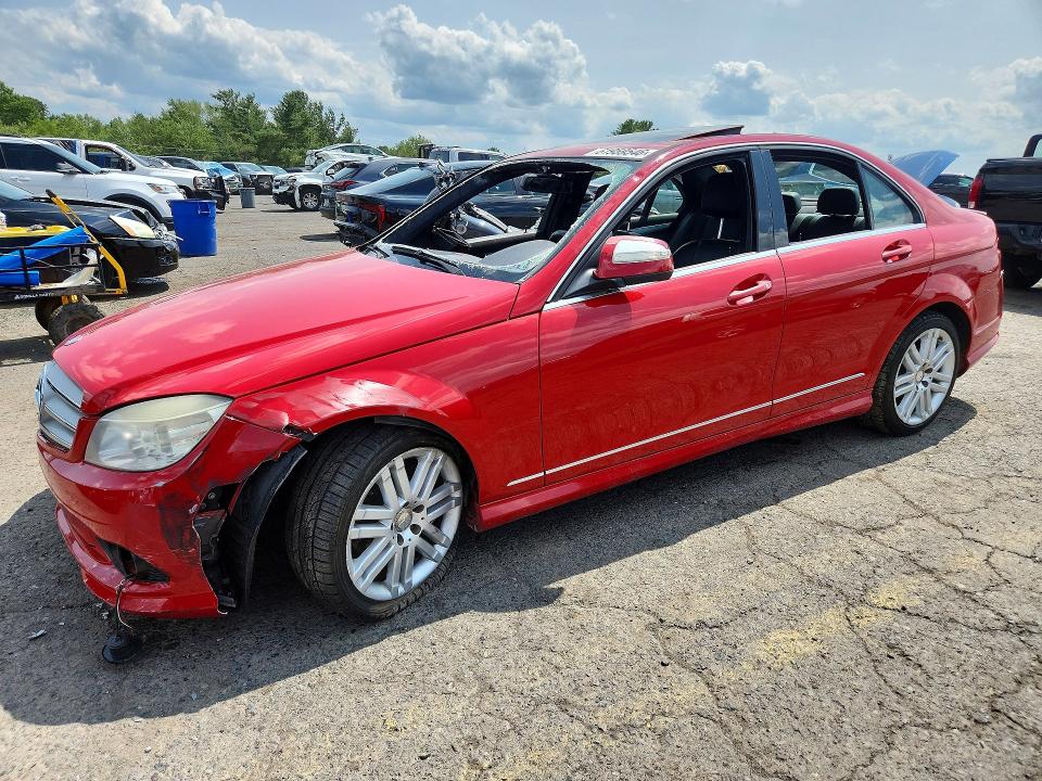 61959546 :رقم المزاد ، WDDGF81XX9F267282 vin ، 2009 Mercedes-benz C مزاد بيع