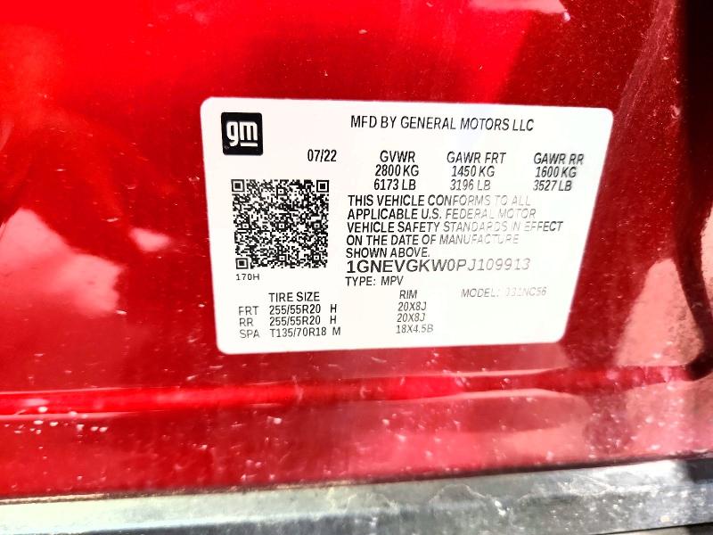 Продажа на аукционе авто 2023 Chevrolet Traverse, vin: 1GNEVGKW0PJ109913, номер лота: 60986746