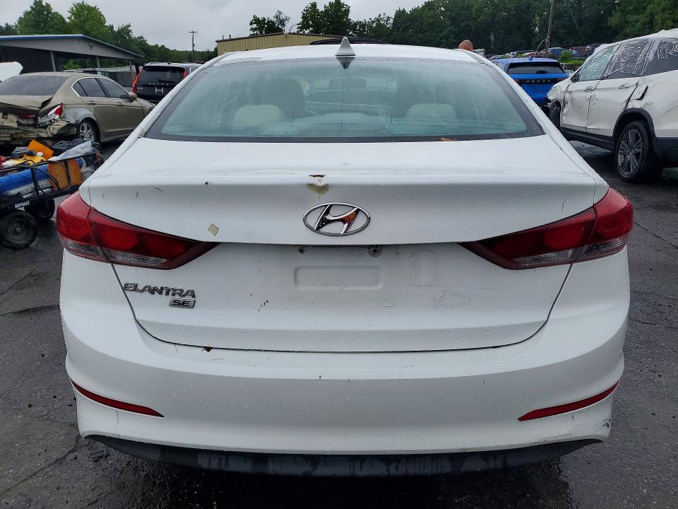 62225366 :رقم المزاد ، 5NPD74LF6HH087860 vin ، 2017 Hyundai Elantra مزاد بيع