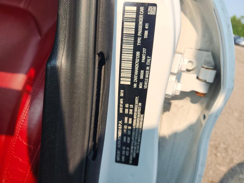 Aukcja sprzedaży 2019 Alfa Romeo Giulia, vin: ZARFANAN2K7621206, numer aukcji: 60809196