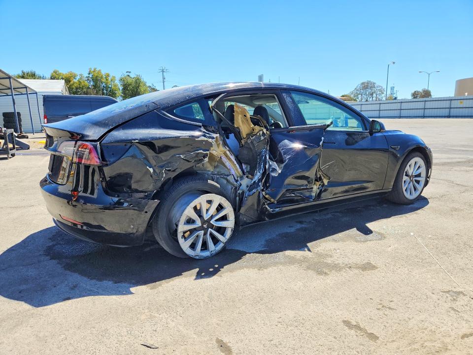 Продажа на аукционе авто 2022 Tesla Model 3, vin: 5YJ3E1EA6NF287617, номер лота: 62158006