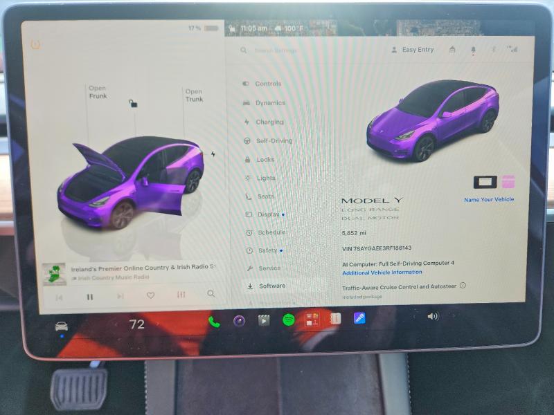 Aukcja sprzedaży 2024 Tesla Model Y, vin: 7SAYGAEE3RF186143, numer aukcji: 62512726