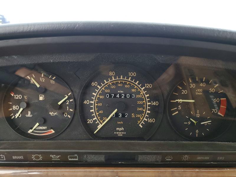 1986 Mercedes-benz 560 მანქანა იყიდება აუქციონზე, vin: WDBCA39D2GA249775, აუქციონის ნომერი: 60707946