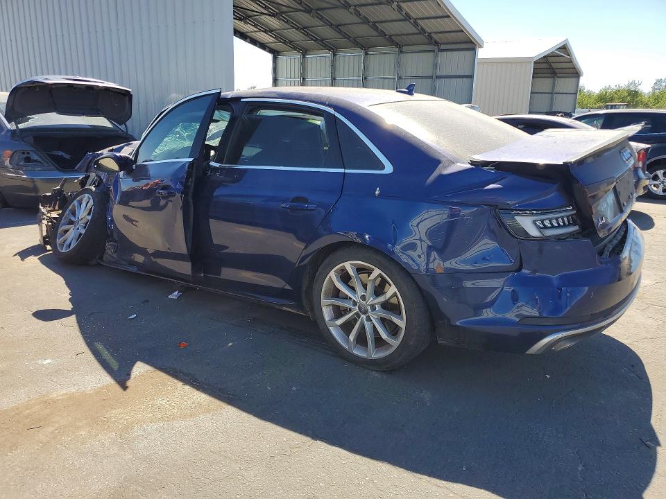 2019 Audi A4 მანქანა იყიდება აუქციონზე, vin: WAUENAF43KN014212, აუქციონის ნომერი: 63140956