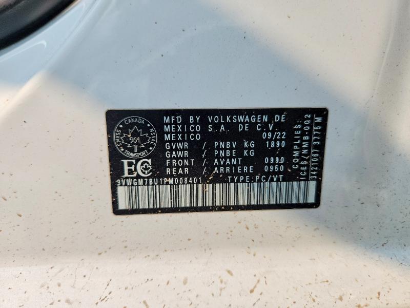 Продажа на аукционе авто 2023 Volkswagen Jetta, vin: 3VWGM7BU1PM008401, номер лота: 61561726