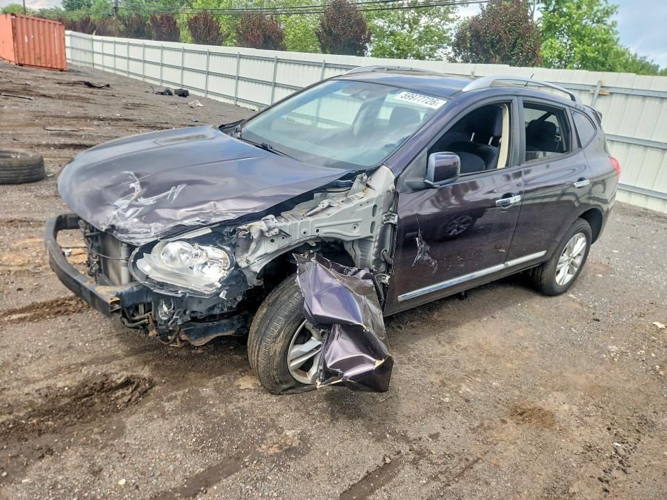 59977726 :رقم المزاد ، JN8AS5MV1CW381879 vin ، 2012 Nissan Rogue مزاد بيع