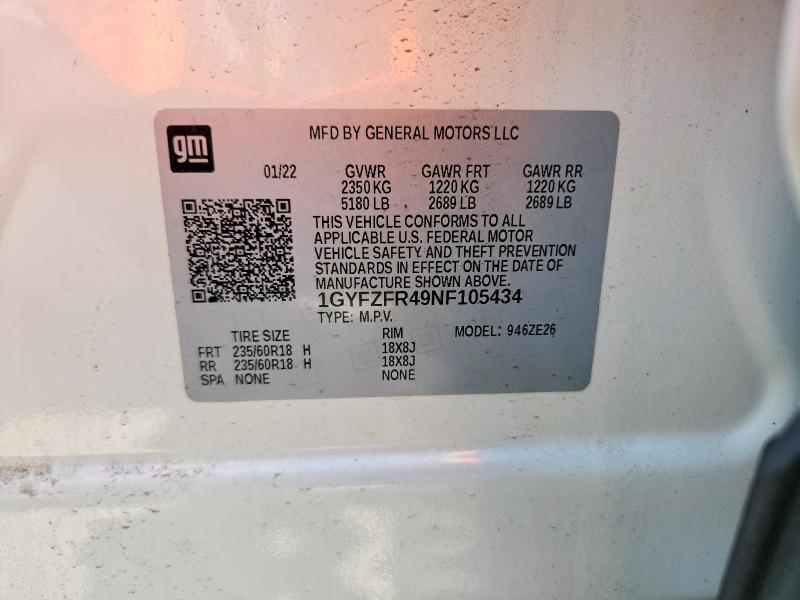 Продажа на аукционе авто 2022 Cadillac Xt4, vin: 1GYFZFR49NF105434, номер лота: 63213746