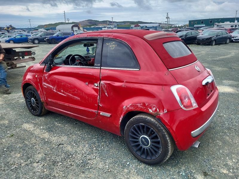 59582106 :رقم المزاد ، 3C3CFFER1CT313205 vin ، 2012 Fiat 500 مزاد بيع