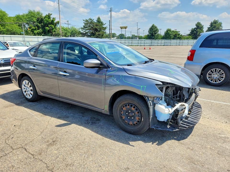 85633885 :رقم المزاد ، 3N1AB7AP6KY262314 vin ، 2019 Nissan Sentra مزاد بيع