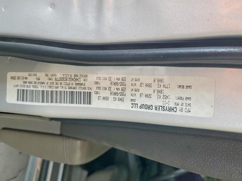 60403086 :رقم المزاد ، 1D4RD4GG1BC626778 vin ، 2011 Dodge Durango مزاد بيع