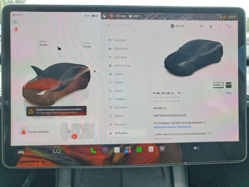 Продаж на аукціоні авто 2024 Tesla Model Y, vin: 7SAYGDEE6RA215391, номер лоту: 60561756