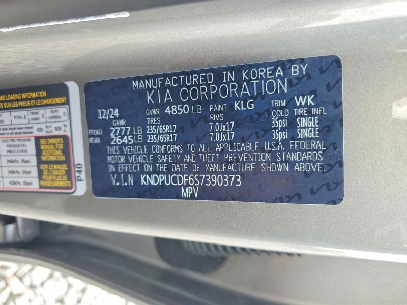 62131706 :رقم المزاد ، KNDPUCDF6S7390373 vin ، 2025 Kia Sportage مزاد بيع