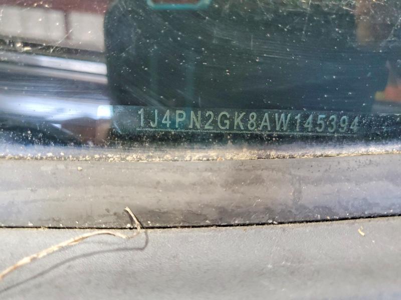 61023836 :رقم المزاد ، 1J4PN2GK8AW145394 vin ، 2010 Jeep Liberty مزاد بيع